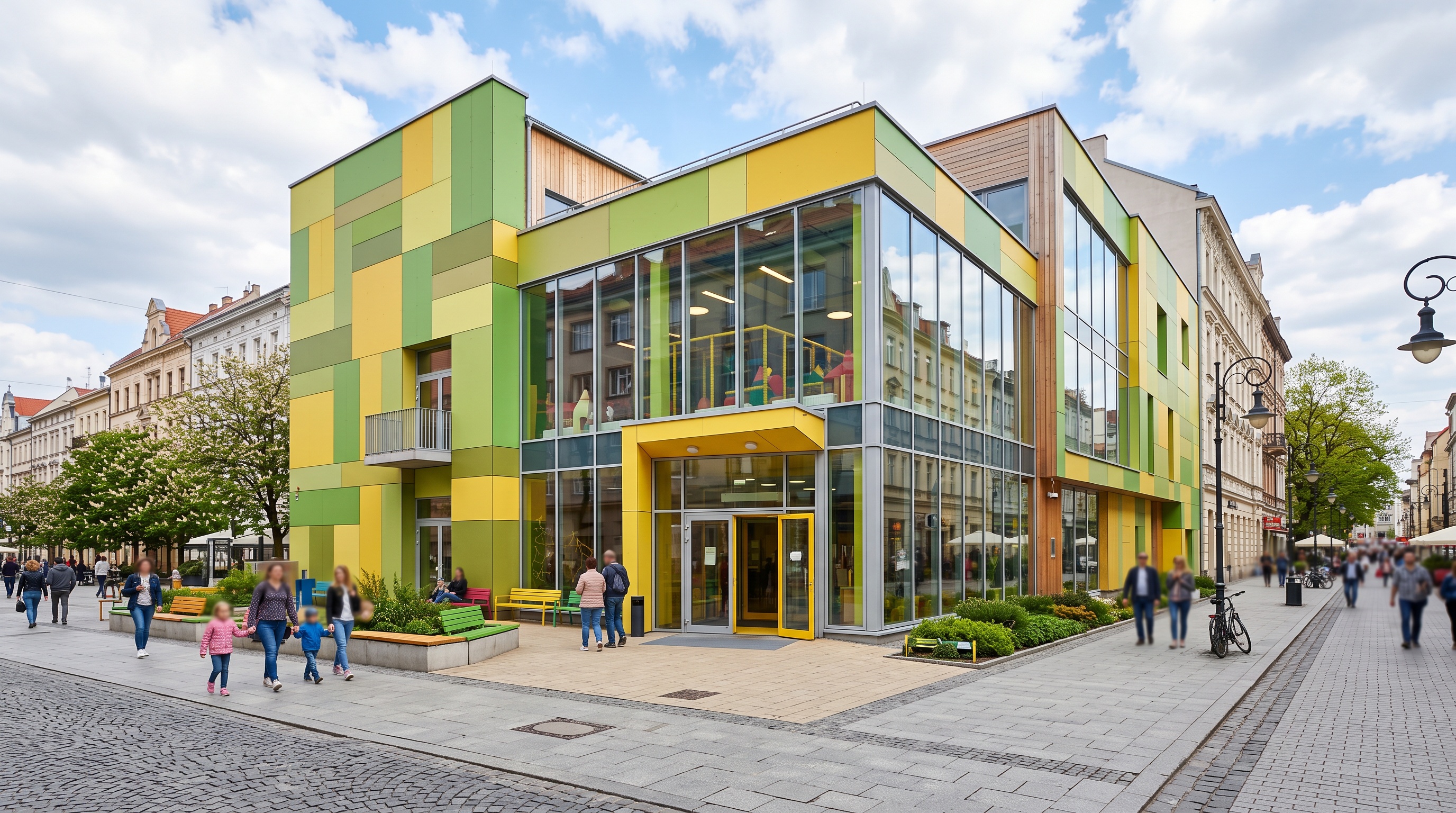 Budynek centrum zabaw